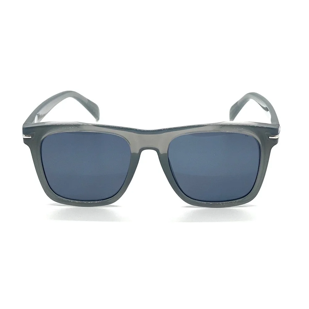 Square Sunglasses Smoke Gray Frame Dark Lens Fashion Stylish Eyewear Aviator New